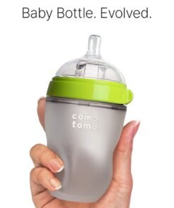 comotomo Pack Of 1 Nature Feel Baby Feeding Bottle 250ml - Green