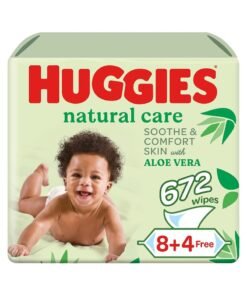 HUGGIES Natural Aloe Vera Baby Wipes 672 Count (12x56)