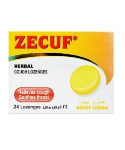 Zecuf Relieves Cough Soothes Throat 24 Lozenges Honey Lemon