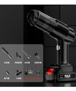 NEW Portable Handheld Car Vacuum Cleaner – Wireless High-Power Lithium Battery with Replaceable Design