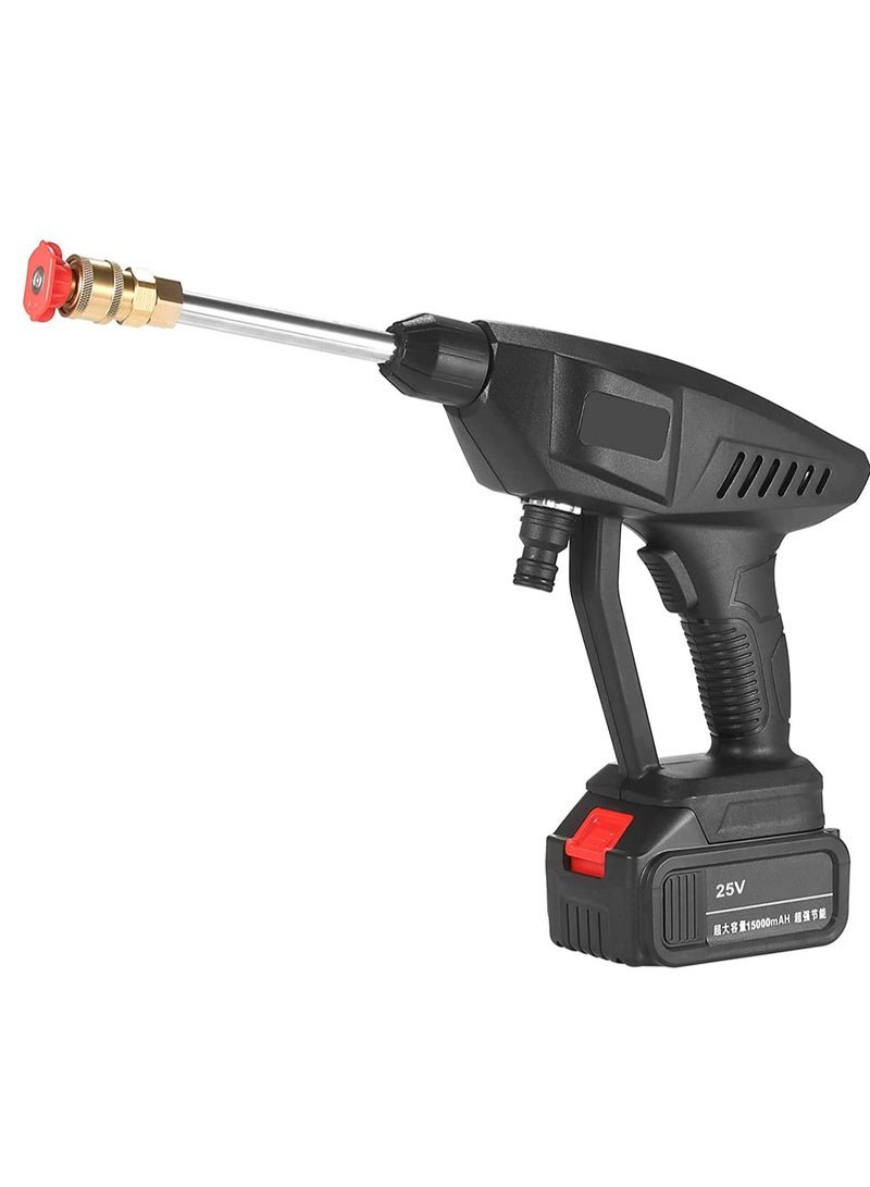 ELTRAZONE 15A 30Bar Cordless Handheld Wireless Pressure Washer Black 21.5 x 21 x 15.5cm