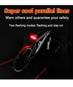 Meilan X5 Smart Bike Tail Light Wireless Turn Signals Automatic Brake Light Ground Warning Line Remote Control Usb Rechargeable Waterproof Safety Warning Rear Back Cycling - Image 4