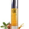 GK Hair Smoothing Serum (Pack of 1/3.4 fl oz) - 100% Pure Organic Argan Oil | Hydrating Strength Shine Dry Damaged Repair Anti-Frizz Moistures Nourishment