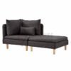 DIVINE FURNITURE Modular Upholstered Chaise Lounge Sofa