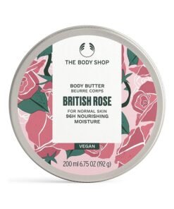 THE BODY SHOP British Rose Body Butter – Deeply Nourishing Body Moisturiser with Hand-Picked British Rose Essence | Provides 24H Hydration, Instantly Reveals Healthy-Looking Radiant Glow | Non-Greasy Pink 200ml