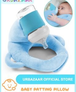 URbazaar Baby Self Feeding Cushion, Baby Self Feeding Pillow, Breast Feeding Pillow, Baby Feeding Bottle Holder, Baby Organic Cotton