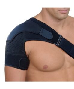 Shoulder Brace for Torn Rotator Cuff for Men and Women - Support & Pain Relief (Black, Large/X-Large)