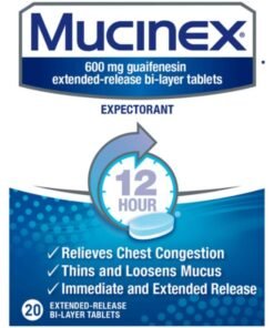 Mucinex Extended Release Bi-layer Cough Relieving Tablets 20s