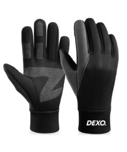 DEXO Waterproof Winter Sport Gloves – Thermal, Touchscreen, Windproof, Non-Slip – Unisex for Snowboarding, Skiing & Outdoor Activities, Medium