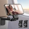 ELTRAZONE 2-Pack Airplane Phone Holder – Hands-Free Airplane Phone Mount, Travel Essentials for iPhone 15 Pro Max, iPhone 14/13/12, Magsafe Case Compatible – Adjustable Stand for Airplane Tray Table