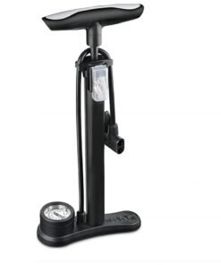 Cool Baby Style Bike Floor Pump with Pressure Gauge, Bicycle Pump Pump with 160 PSI High Pressure, Fits Schrader and Presta Valves