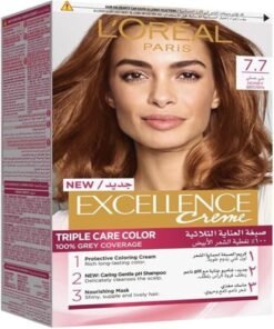 L'OREAL PARIS Excellence Triple Care Color 7.7 Honey Brown