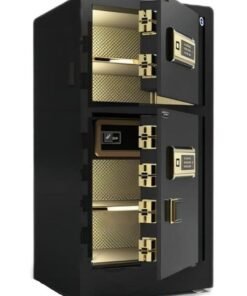 Dayi 80cm Safe household anti-theft box fingerprint password double-door safe office hotel all-steel safe deposit box