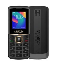 Saregama Carvaan CM185 Mobile Phone with 1500 Pre-Loaded Hindi Songs, Dual SIM, FM Radio & Torch – Graphite Grey