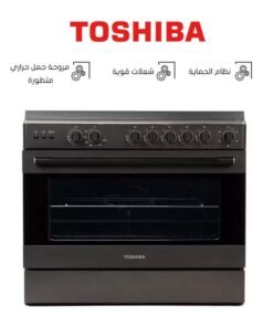 Toshiba Gas Cooking Range TBA-36LMG5G089KS-SA Black/Silver/Grey