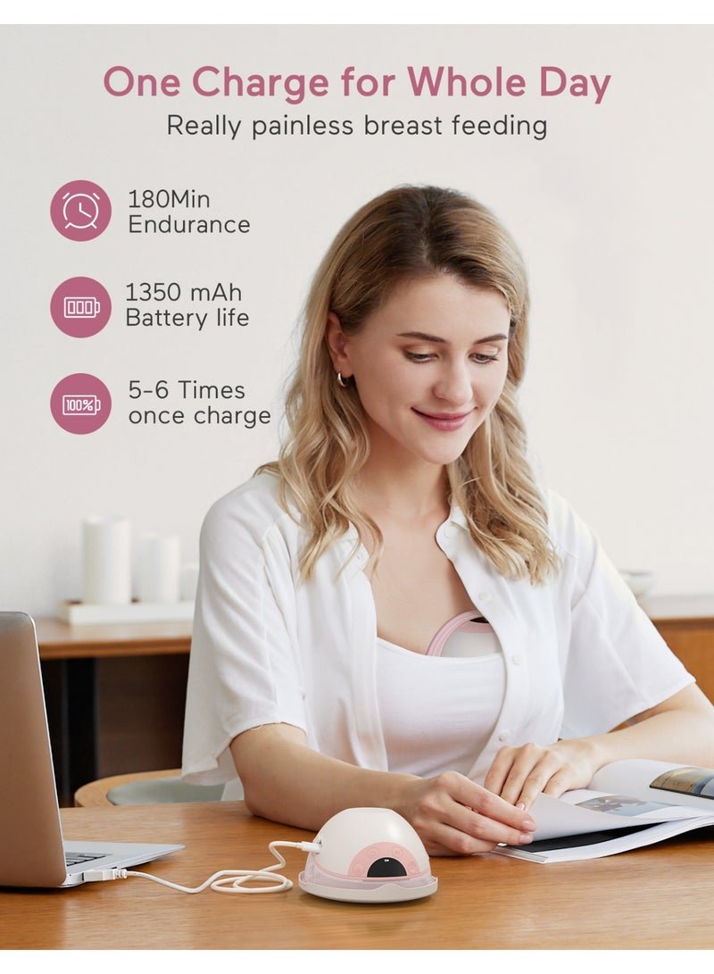 Paruu P20 Electric Hands Free Wearable Breast Pump With Strong Suction, Low Noise, 4 Modes And 12 Levels - Image 4