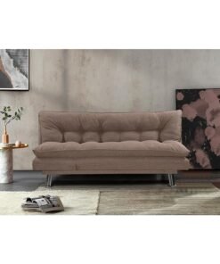 MAF furniture Maf Sofa Cum Bed I Sleeping Fabric Sofa I Three Seat Sofabed I Modern Design Living Room Sofa Maf-S208 Color Brown