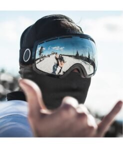 Alternative view of Chabeia Balaclava Face Mask – Lightweight UV Protection for Skiing, Motorcycle Riding, Cycling & Running, Multi-Use Sports Mask (Black)