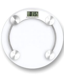 Focus 2011A1 Smart Digital Scale with Tempered Glass Platform, Backlit LCD Display, High Precision 180 kg/396 lbs, Dual Unit kg/lb, Step-On Technology, Auto-Off Function, Non-Slip Feet – Suitable for Home, Gym, Bathroom, Hotels