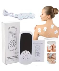Multi-Functional Digital Electric Muscle Stimulator 6 Modes 10 Levels Digital Massager LED Display Mini Body Massager for Neck Leg Back