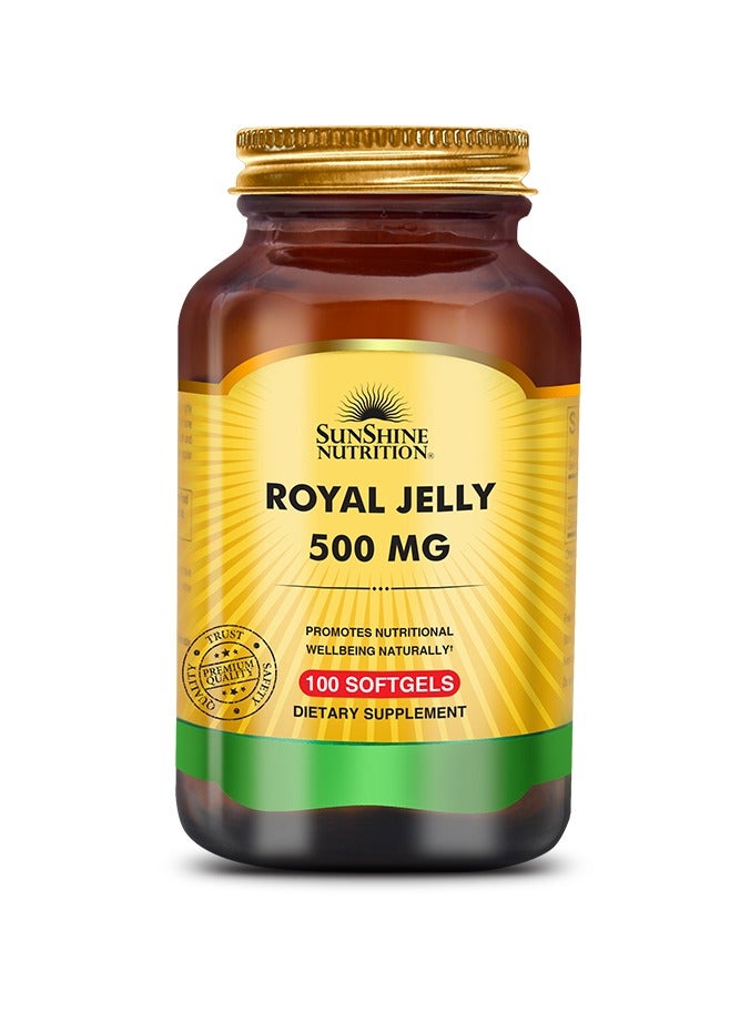 Sunshine Nutrition Royal Jelly 500 MG 100 Softgels