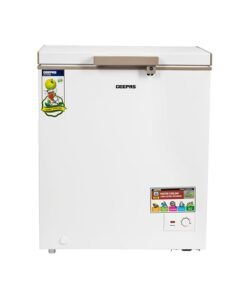 GEEPAS 170L Gross/145L Net Capacity Single Door Chest Freezer With Compressor Switch Off Function, LED Light, Lock & Key, High Efficiency Monolithic Foaming, 1 Food Basket, Adjustable Thermostat 170 L 115 W GCF1706WAH White