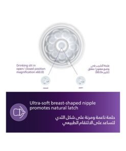 Philips Avent Natural Response Baby Feeding Bottle 260Ml | Ideal for 1 months+ Flow 3 | No.1 Brand Recommended By Moms Worldwide |Natural Response Technology Mimics Breastfeeding | Uniquely Designed Nipple Releases Milk Only When Baby Drinks - Image 4