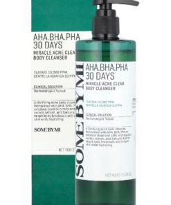 Some by Mi Aha. Bha. Pha 30 Days Miracle Acne Clear Body Cleanser, 14.10 Oz Green 400grams