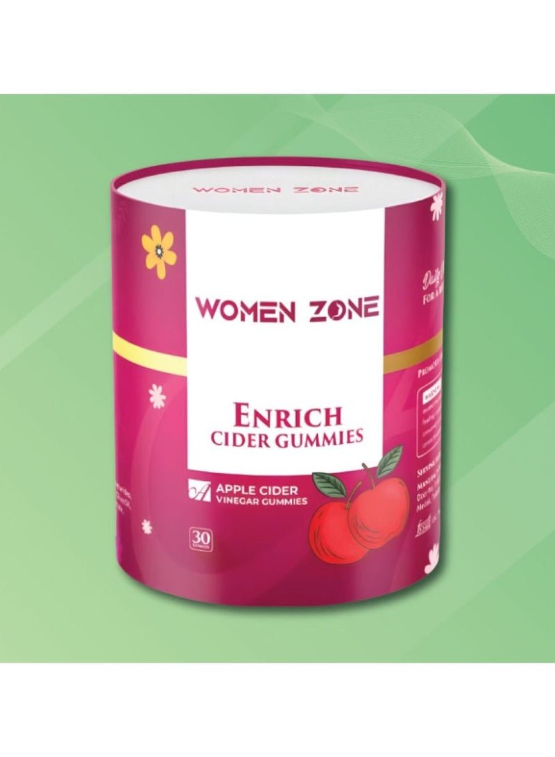 Enrich YLife WOMEN ZONE ENRICH CYDER GUMMIES 30’S