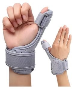 Thumb Splint with Wrist Support Brace, Thumb Brace for Carpal Tunnel Tendonitis Pain Relief Sprains Arthritis Tendonitis, Thumb Splint Fits Left and Right Hands