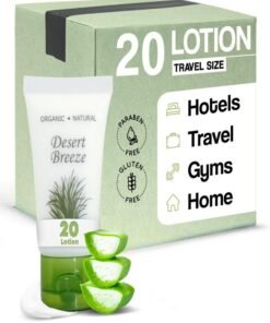 Desert Breeze Lotion, Travel Size Hotel Toiletries, 1 oz Flip Cap (Case of 20)