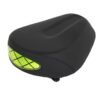 GROIC Comfortable Bike Seat Cushion with Reflective Strip -Bicycle Seat for Men Women with 4 Shock Absorbing Springs Memory Foam Waterproof Wide Bicycle Saddle Fit for Bikes