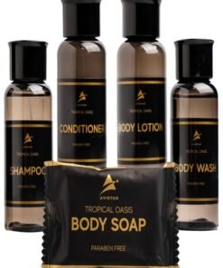 Avistar 200 Piece Hotel Soap & Bulk Toiletries - Hotel Essentials for Guests - Hotel Shampoo & Conditioner Supplies for Guests, Hotel Toiletries Bulk Set, Hotel Soaps & Toiletries Bulk, Hotel Amenities Bulk