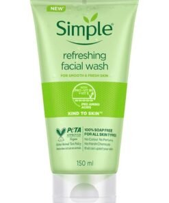 simple Refreshing Facial Wash, Soap Free, For All Skin Types 150m