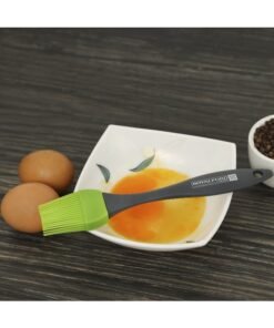Royalford Silicone Brush Polymer Handle Dishwasher Safe 20.5X4.2Cm Multicolor