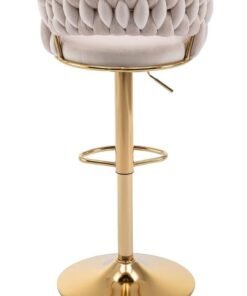 Swivel Velvet Bar Stools, Adjustable Counter Height Barstools Bar Chairs Modern Counter Stools
