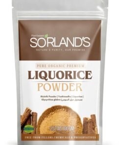 Sorland's Pure Organic Liquorice Root Powder (Mulethi / Yashtimadhu) – 100g | Supports Digestion, Respiratory Health, Hair & Skin Care | 100% Natural | Non-GMO | Additive-Free