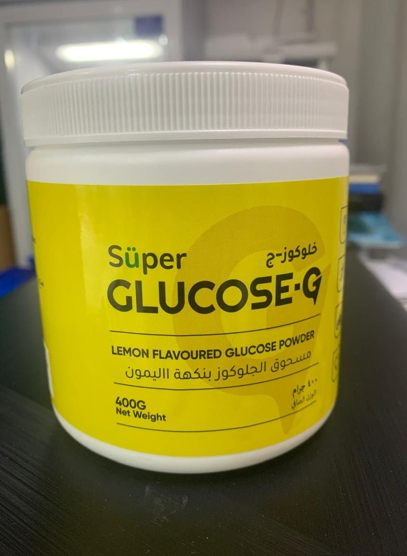 Super Glucose-G Glucose Powder - Lemon Flavor (400g)