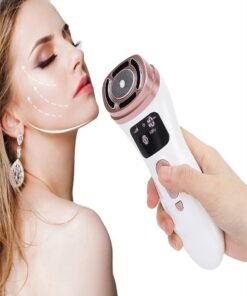 New upgraded second generation, mini handheld ultrasonic beauty instrument, micro-current facial lifting and firming massager, suitable for female chin, neck and eyes