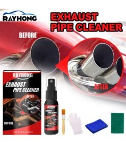 RAYHONG Exhaust Pipe Cleaner，Exhaust Pipe Cleaner for Car Exhaust Pipe Anti-rust Cleaning and Maintenance Set 30ml