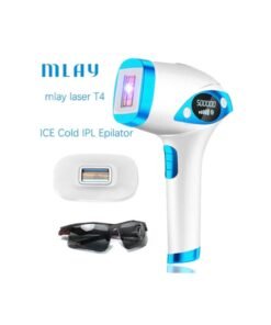 MLAY T4 Ice Cooling Laser Hair Removal Device Blue/White 3.6cm