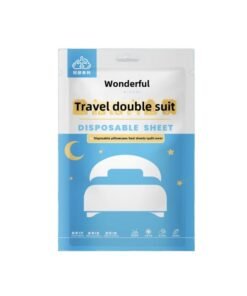 Disposable Bed Sheet Quilt Cover Four-piece Travel Bedding Pillowcase Travel Homestay Hotel Supplies Massage Massage-Color:Disposable Four-piece Set