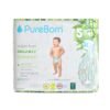 PureBorn Eco Organic Bamboo Size 5 Nappies 11-18kg Hypoallergenic And Chemical-Free Comfort 22 Diapers
