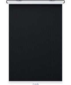AUTOYSUR Suction Cup Roller Blinds Insulation Shading Curtain Retractable Balcony Sunshade Window Curtains Privacy Screen for Home Car Black Insulated Curtains