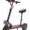 Crony V10 All-Terrain electric Scooter, Dual Suspension, Dual Hydraulic Disc Brakes E-Bike, Easy Foldable, Portable Commuter E-Scooter for Adults & Kids, 120KG Load Aluminum Frame Skateboard, Urban Mobility,Red