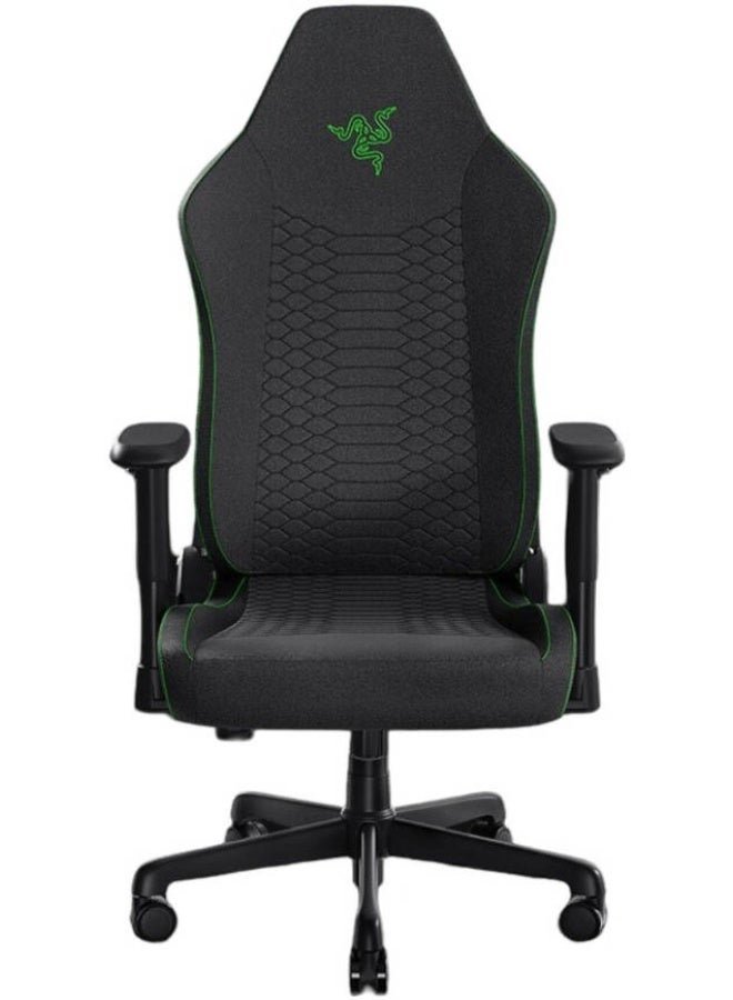 RAZER Iskur V2 X Gaming Chair, Ergonomic 6‑D Adjustable Lumbar Support, High-Density Foam, 4D Armrests, Steel Frame, 152° Recline, Up to 136kg, EPU Leather, PC & Console Chair, Black | RZ38-05310100-R3G1