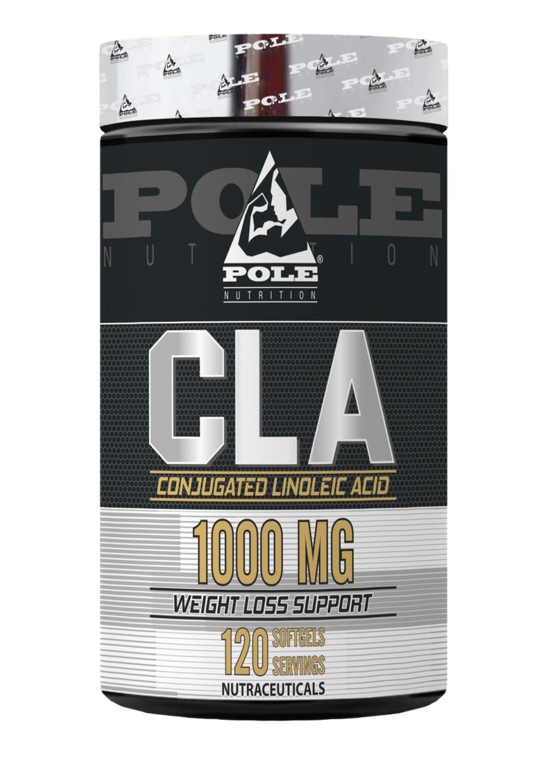 POLE NUTRITION CLA 1000mg 120 Softgels - Lean Muscle & Fat Loss Support