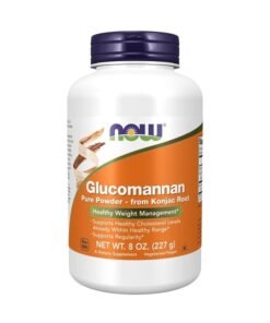now Supplements, Glucomannan (Amorphophallus konjac) Pure Powder, Supports Regularity*, Healthy Weight Management*, 8-Ounce