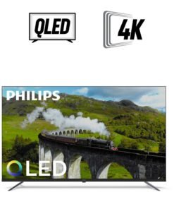 Philips 75 inch QLED 4K Google Smart TV 75PQT8169/56 Black 75PQT8169/56 Black