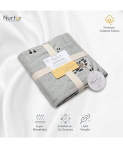 Nurtur Soft Baby Blankets For Boys And Girls 100% Combed Cotton Lightweight Fleece